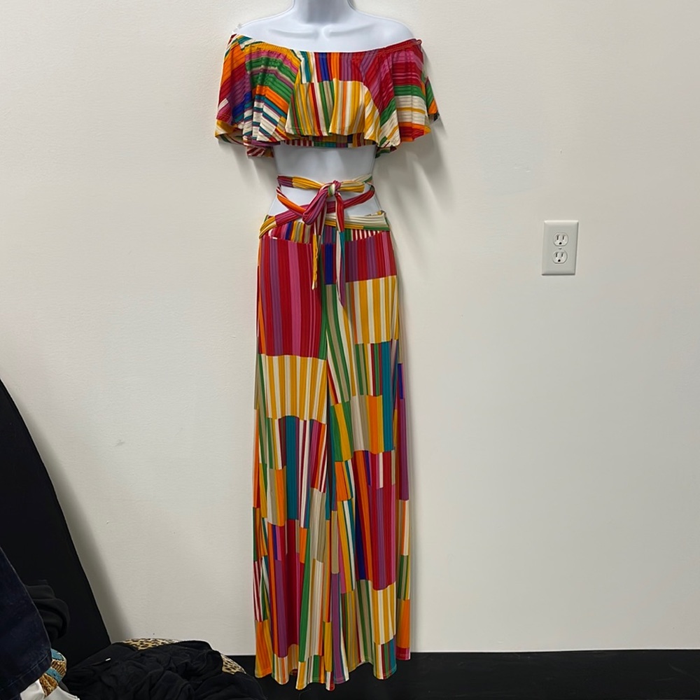 BNWT Akira top and pants set Sz med